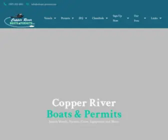 Crboats-Permits.com(Copper River Boats & Permits) Screenshot