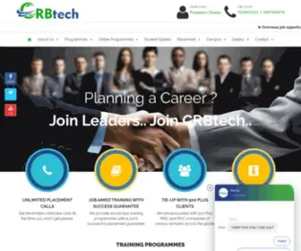 CRbtech.in(CRBtech is a leading IT training & placement institute which) Screenshot