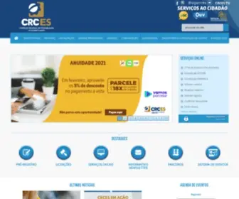 CRC-ES.org.br(CRC ES) Screenshot