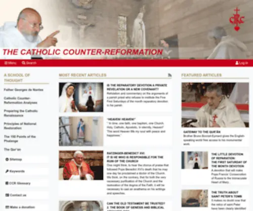 CRC-Internet.org(The Catholic Counter) Screenshot