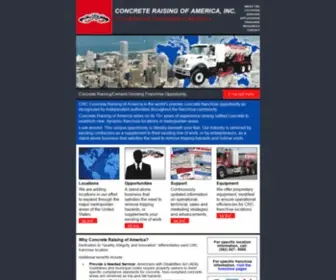 CRC1.com(Concrete Raising of America) Screenshot