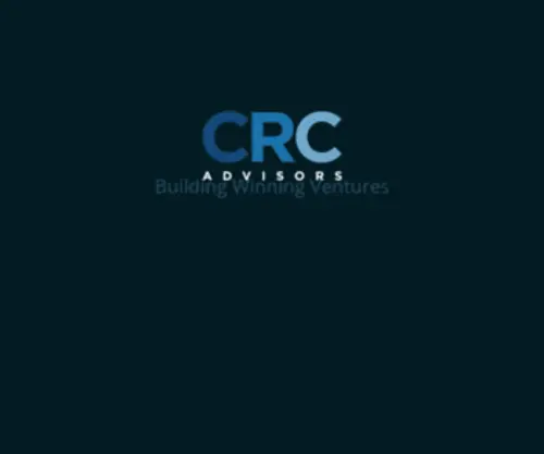 Crcadvisors.com(Building Winning Ventures) Screenshot