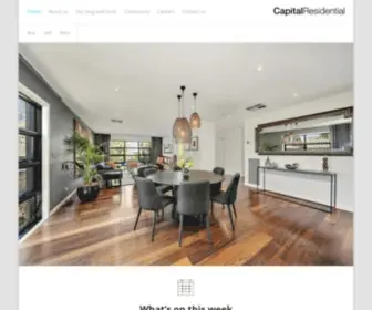 Crcanberra.com(Capital Residential) Screenshot