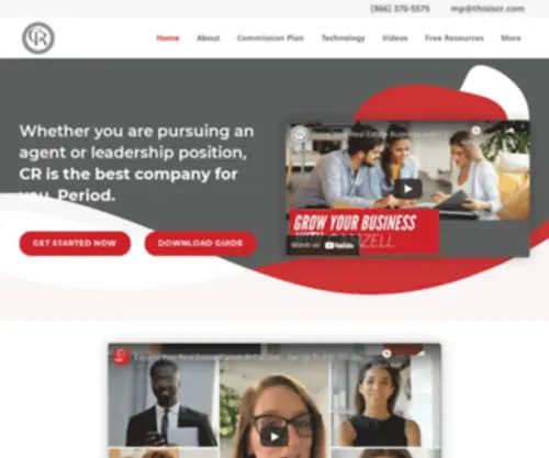 Crcareers.com(Ignite Your Real Estate Career With CR) Screenshot