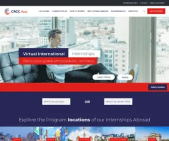 CRccasia.com(Internships Abroad) Screenshot