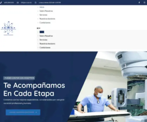 CRC.com.do(Centro De Radio Terapia Del Cibao) Screenshot