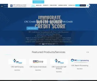 CRCcreditbureau.com(The leading credit bureau in Nigeria) Screenshot