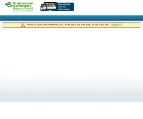 CRC.govt.nz(Environment Canterbury) Screenshot