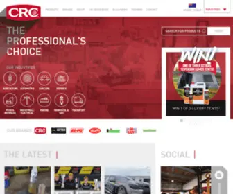 Crcind.com.au(CRC Industries) Screenshot
