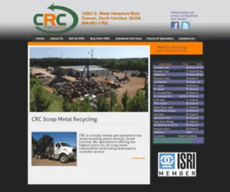 CRcmetalrecycling.com(CRC Scrap Metal Recycling) Screenshot