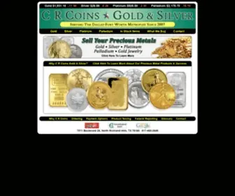 Crcoins.com(C R Coins Gold & Silver) Screenshot