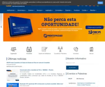CRcpi.com.br(Conselho Regional de Contabilidade do Piau) Screenshot