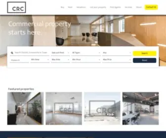 CRCproperty.com(Commercial Real Estate Property For Rent and Sale in UAE) Screenshot