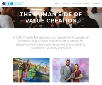 CRCpropertymanagement.com(CRC Property Management) Screenshot
