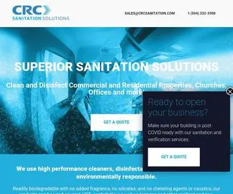 CRcsanitation.com(CRC Sanitation Solutions) Screenshot