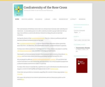 CRcsite.org(Serving the ideals of the Rosicrucian Movement) Screenshot