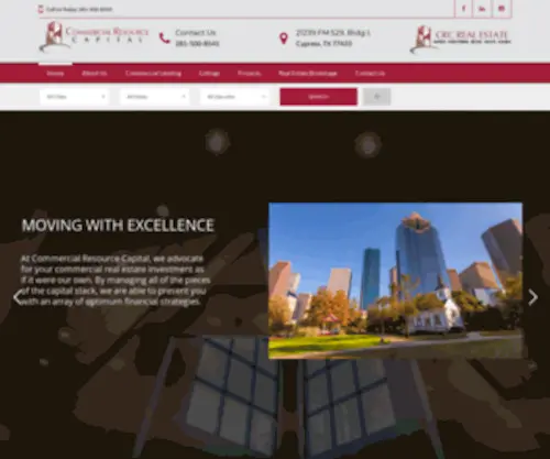 CRCTX.com(Commercial Resource Capital) Screenshot