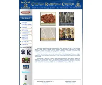 CRcweb.org(Chicago Rabbinical Council) Screenshot