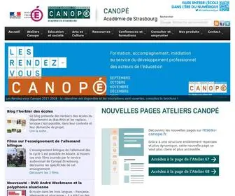 CRDP-Strasbourg.fr(Canop) Screenshot