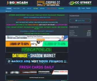 CRDpro.cc(Carding forum) Screenshot
