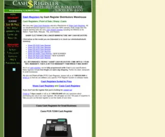 CRDW.com(Cash Registers by Cash Register Distributors Warehouse) Screenshot