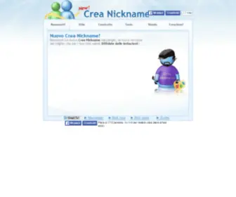 Crea-Nickname.com(Crea Nickname Messenger) Screenshot