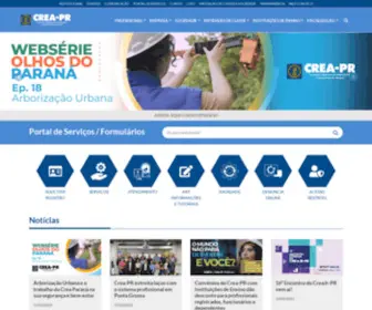 Crea-PR.org.br(Conselho Regional de Engenharia e Agronomia do Paraná) Screenshot