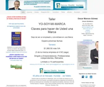 Crea.com.mx(Consultor, Servicio al Cliente, Ventas, Service Quality Institute, Mexico, Oscar Marcos Gomez) Screenshot