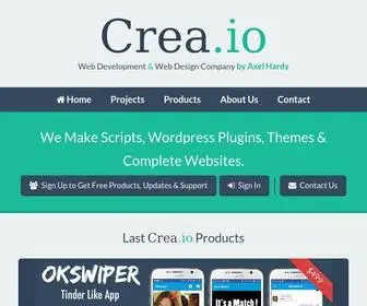 Crea.io(Web Development & Web Design Company By Axel Hardy) Screenshot
