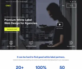 Crea.marketing(Premium White Label Web Design for Agencies) Screenshot