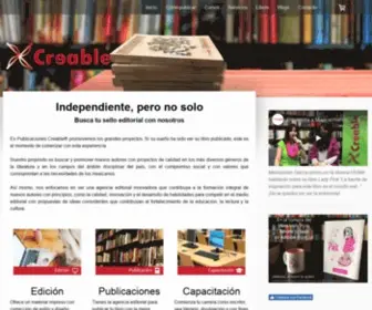Creable.com.mx(Agencia editorial) Screenshot