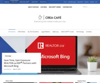 Creacafe.ca(CREA Café) Screenshot