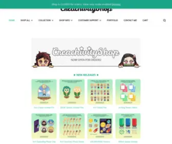 Creachivityshop.com(Maintenance mode) Screenshot