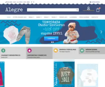 Creacionesalegre.com.ar(Creaciones Alegre) Screenshot