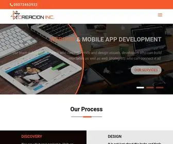 Creaciontech.com(Web & Mobile App Development Company based in Lagos) Screenshot