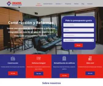 Creacivil.com(Construcción) Screenshot