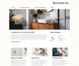 Creactive-Paris.fr(Accessoires Salle de Bains) Screenshot