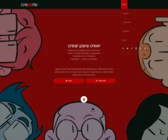 Creaerte.com(Agencia de publicidad en Cáceres) Screenshot