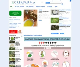 Creafarma.ch(Malattie-disturbi. Erbe medicinali) Screenshot