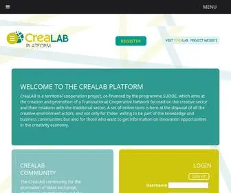 Crealabplatform.org(Crealab Platform) Screenshot