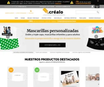 Crealo.es(Productos personalizados y regalos publicitarios) Screenshot