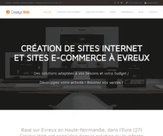 Crealys-Web.fr(Création sites internet) Screenshot