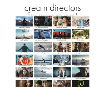 Cream.eu.com(Cream Directors) Screenshot