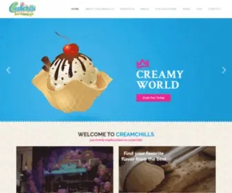 Creamchills.com(CREAMCHILLS) Screenshot