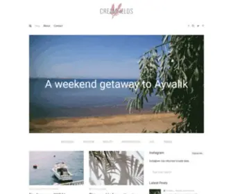 Creamfields.net(A lifestyle blog about interiors) Screenshot