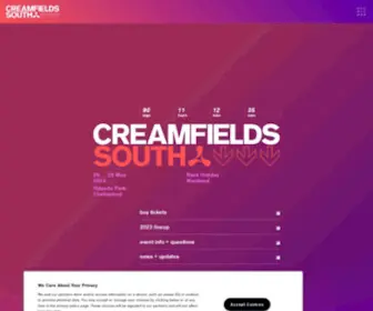 Creamfieldssouth.com(Creamfields 2024) Screenshot