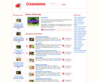 CreamGames.com(Game Downloads) Screenshot