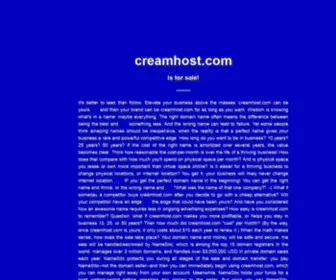 Creamhost.com(creamhost) Screenshot