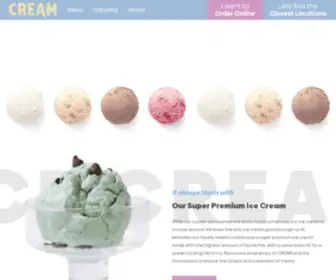 Creamnation.com(ICE CREAM SANDWICH) Screenshot