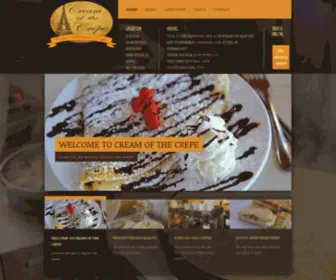 Creamofthecrepe.com(Creamofthecrepe) Screenshot